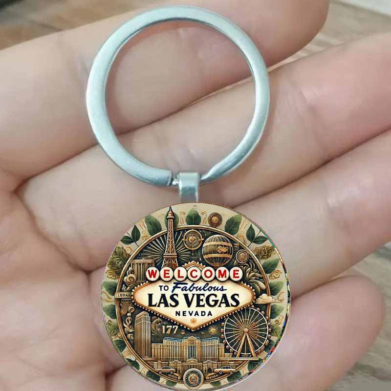 Vintage Fashion Las Vegas - ヴィンテージのラスベガスのキーホルダーは、ユニークなギフトアイデアを持つ家族に最適で、贈り物としても完璧です。
