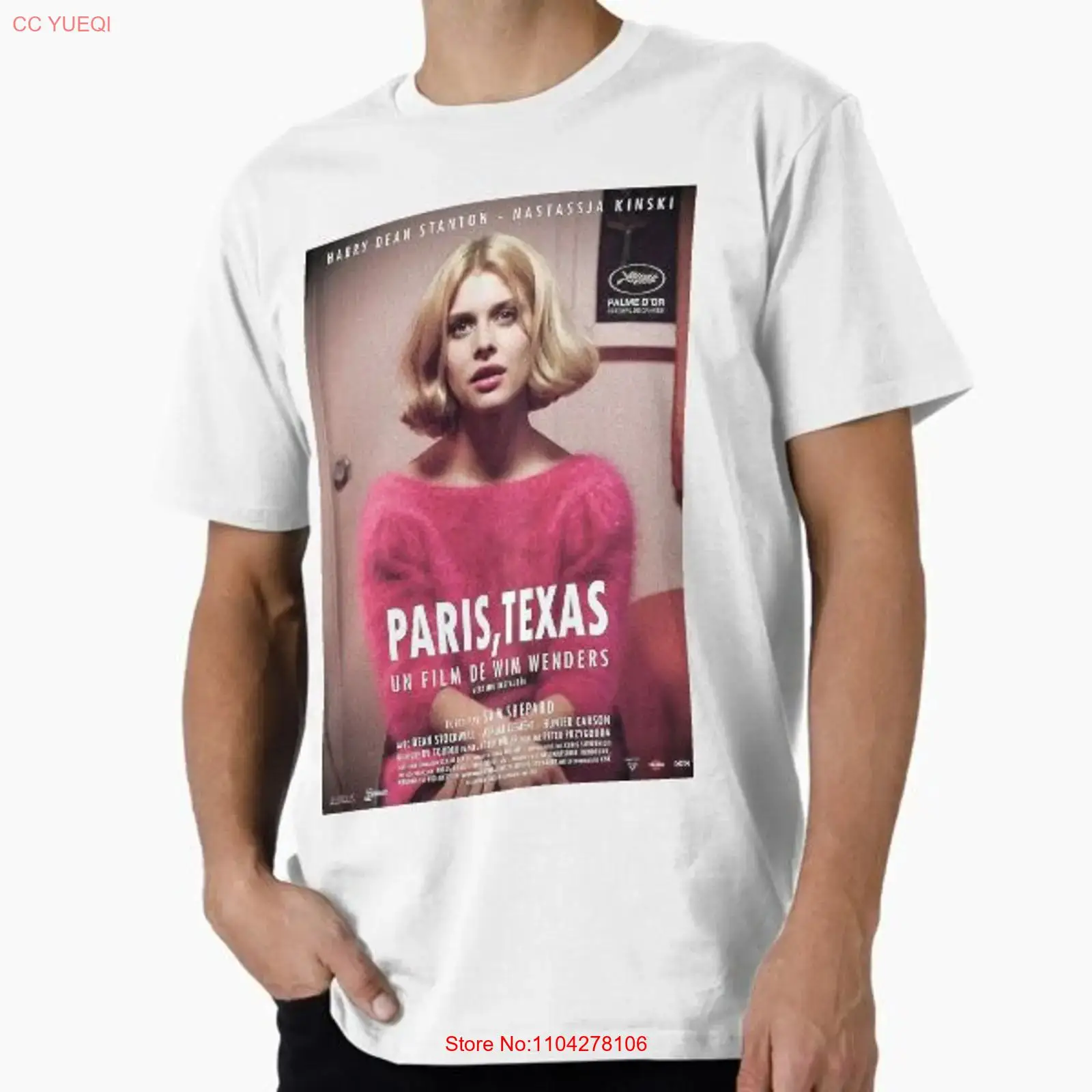 Vintage Fashion Paris - ピンクパリスタイル2ポスタープレミアムアメリカ製メンズTシャツS～5XLヴィンテージウォッシュドユニセックスファッション多用途カジュアル通気性