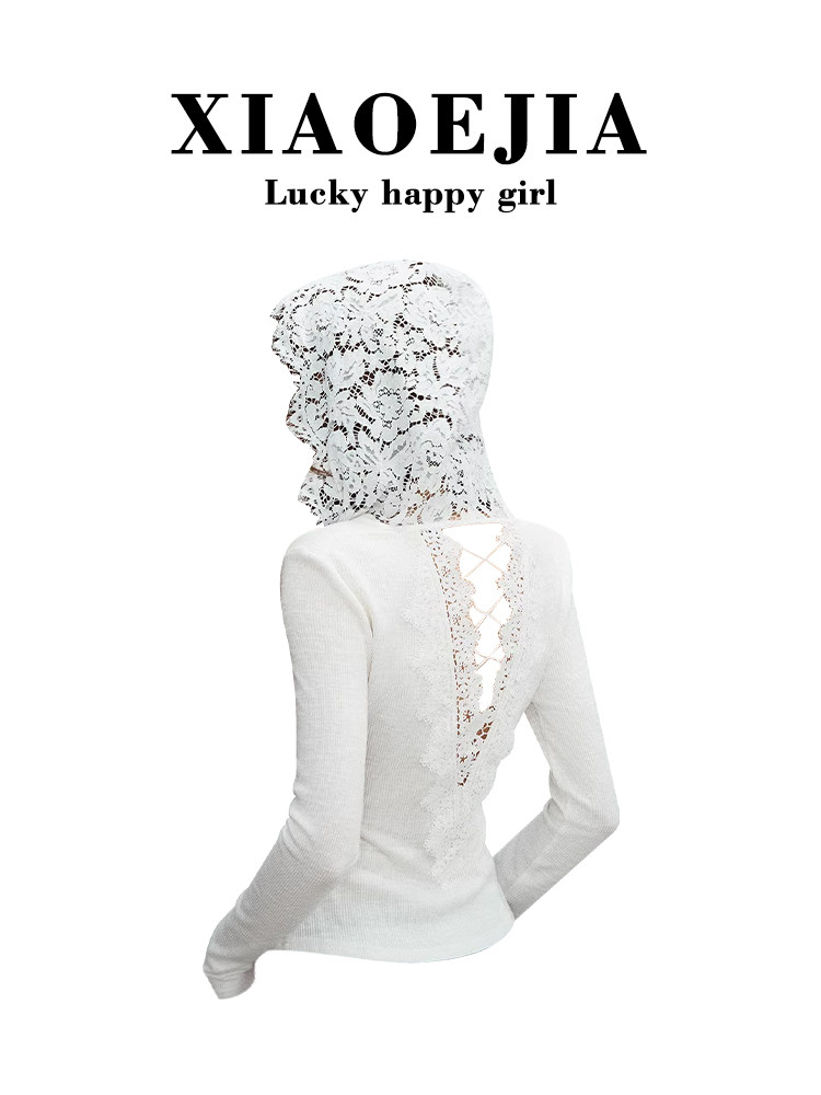 Turtleneck Knit 90S - 女性白ゴシック Tシャツ原宿 Y2k Tシャツトップ 90 年代ヴィンテージ長袖タートルネック