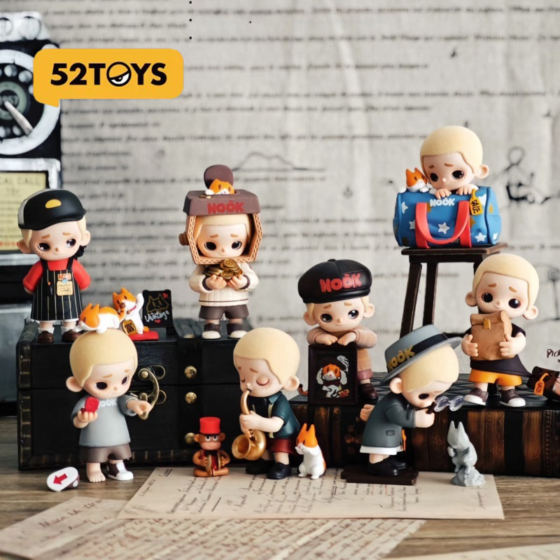 Vintage Fashion Store - 52toys Nook ヴィンテージストアシリーズ ファッショナブルなブラインドボックス ビニール製人形おもちゃ アニメグッズ