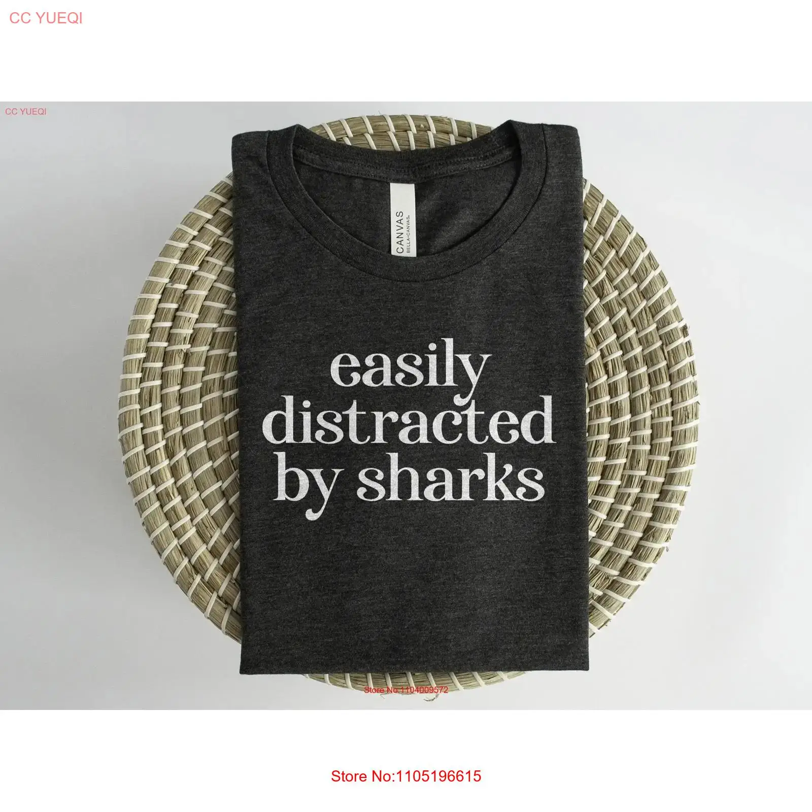 Vintage Fashion Week - サメ T シャツ サメに気を取られやすい 愛好家向け 面白い