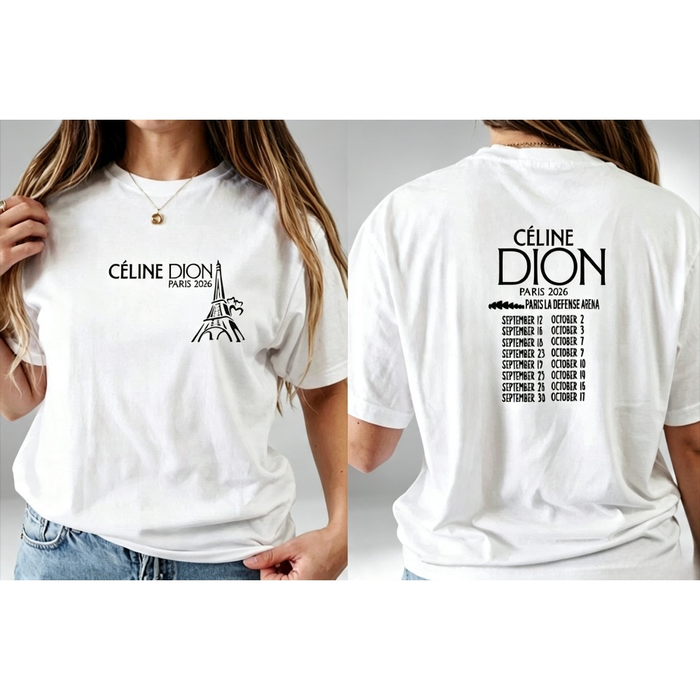 Vintage Fashion Paris - パリ エッフェル塔 ツアー デイトプリント メンズ Tシャツ