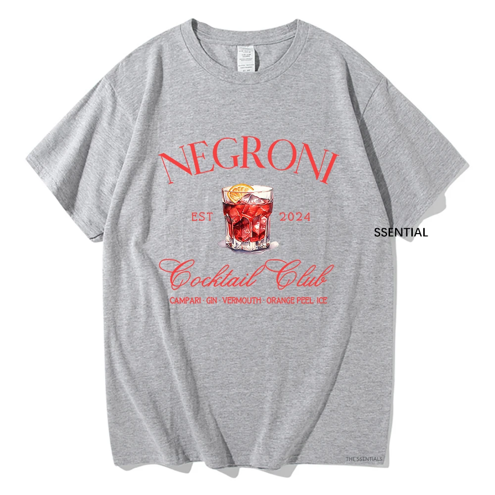 Negroni-男性と女性のためのユニセックスコットンTシャ - Vintage Fashion Jersey のレビューと価格