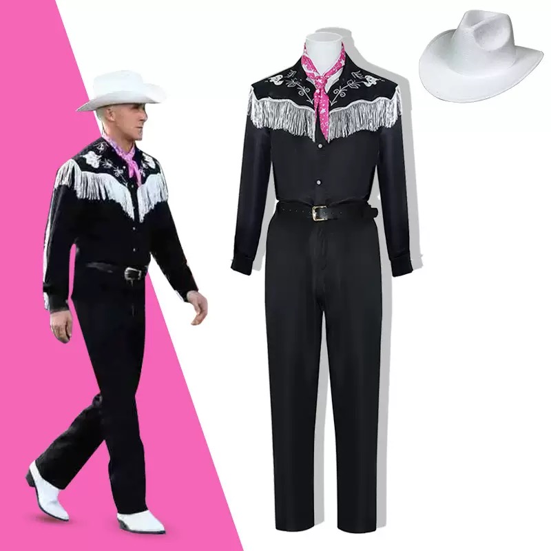 ライアン・ゴズリングケンコスプレ衣装ヴィンテージブラックファ - Vintage Ken Fashion のレビューと価格