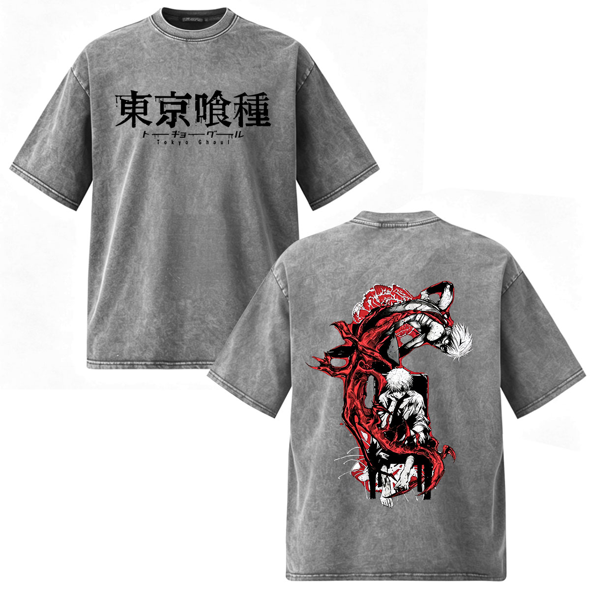 アニメ東京グールケンカネキ Tシャツ男性女性服ファッションヴ - Vintage Ken Fashion のレビューと価格