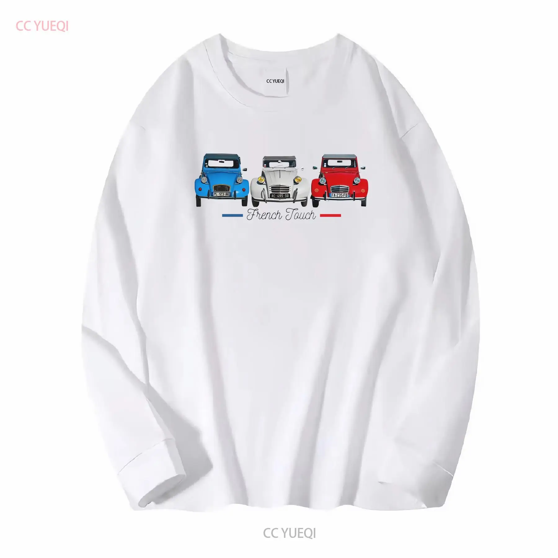2頭の馬 2 CV Tシャツ メンズ用コットン フランス車  - Vintage Fashion Jersey のレビューと価格