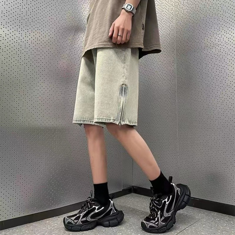 メンズ マッドカラー デニムショーツ 5インチ ヴィンテージ - Vintage Fashion Instagram のレビューと価格