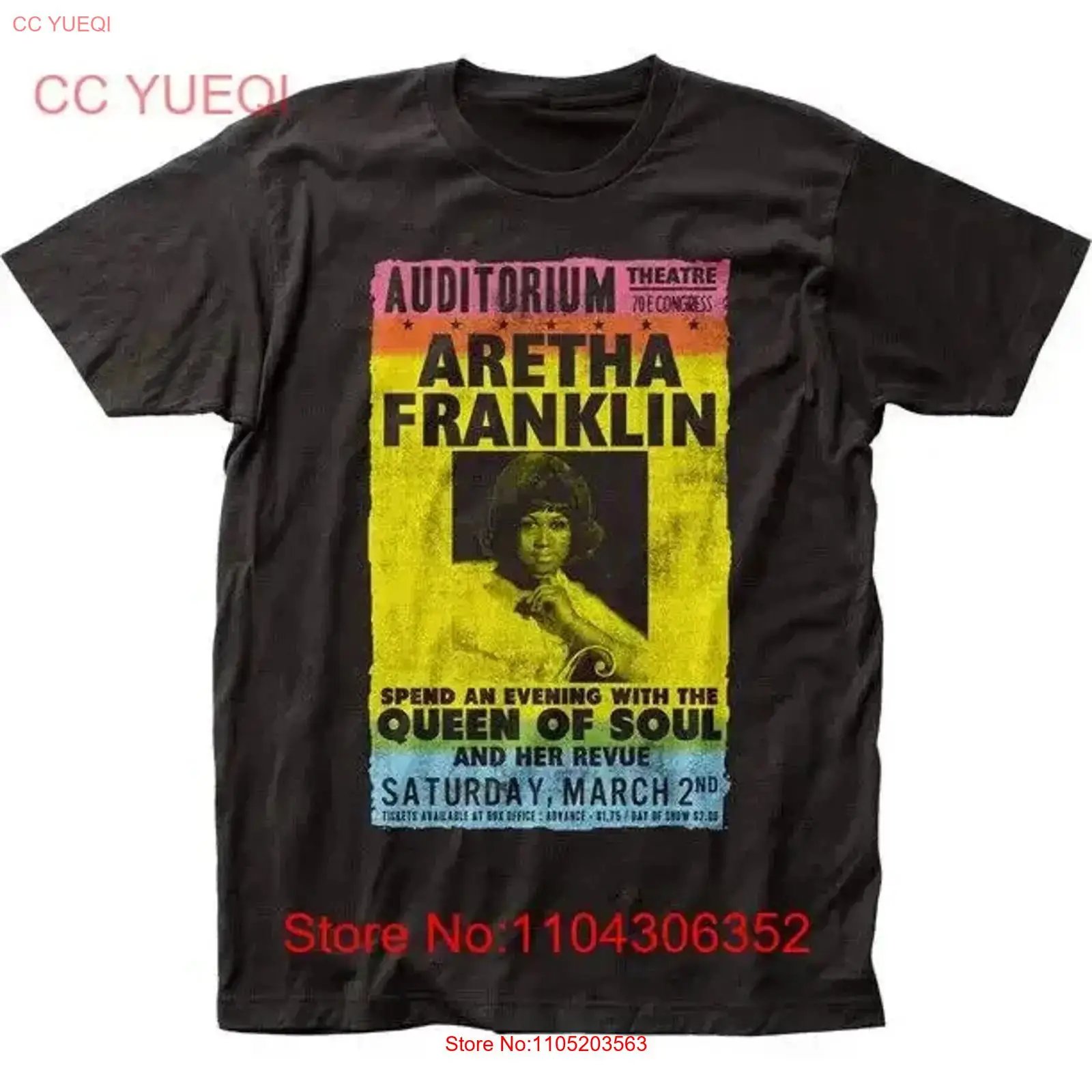 アレサ・フランクリン トリビュート ポスター クイーン・オブ - Vintage Fashion Jersey のレビューと価格