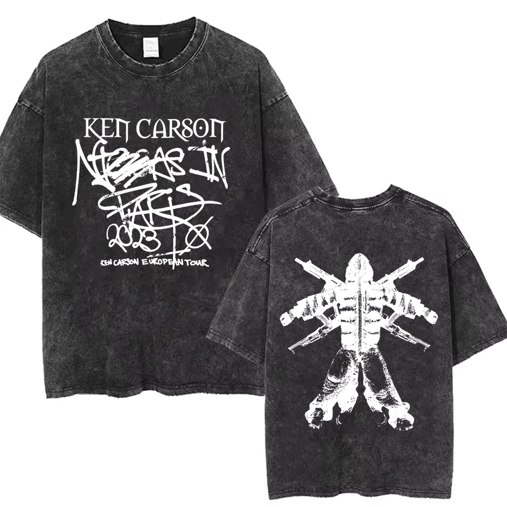 男性と女性のための色あせたヴィンテージTシャツ,ラッパー,ケ - Vintage Ken Fashion のレビューと価格
