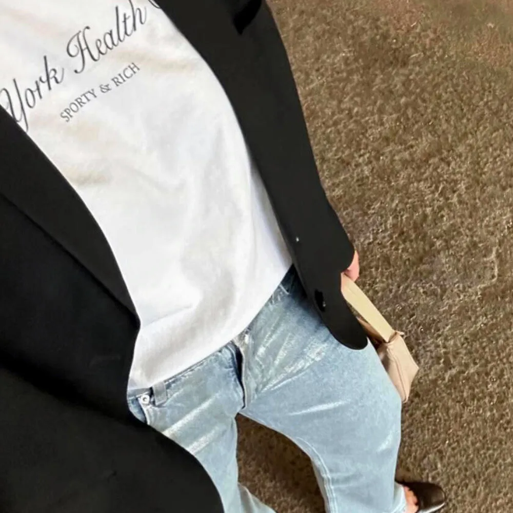 ニューヨークレタープリント女性 Tシャツ綿 Tシャツファッシ - Vintage Fashion York のレビューと価格