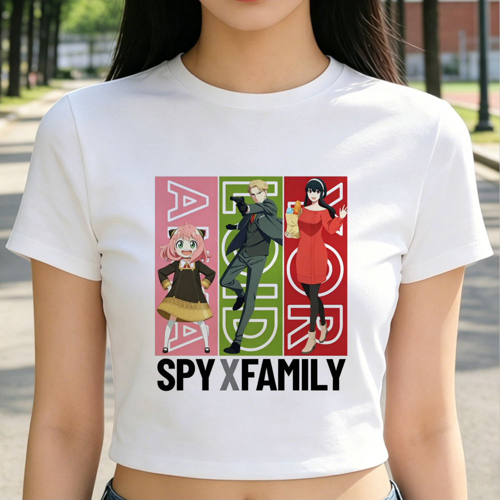 スパイ×ファミリー クロップトップ レディース ギャル ヴィ - Vintage Fashion For Sale のレビューと価格
