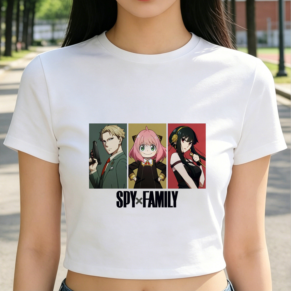 スパイ×ファミリー クロップトップ レディース ギャル ヴィ - Vintage Fashion For Sale のレビューと価格