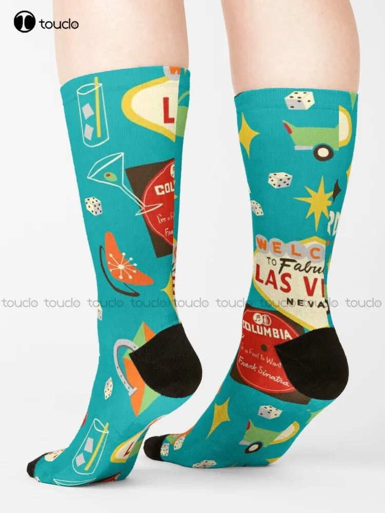 ヴィンテージラスベガス靴下女性ワークアウト靴下パーソナライズ - Vintage Fashion Las Vegas のレビューと価格