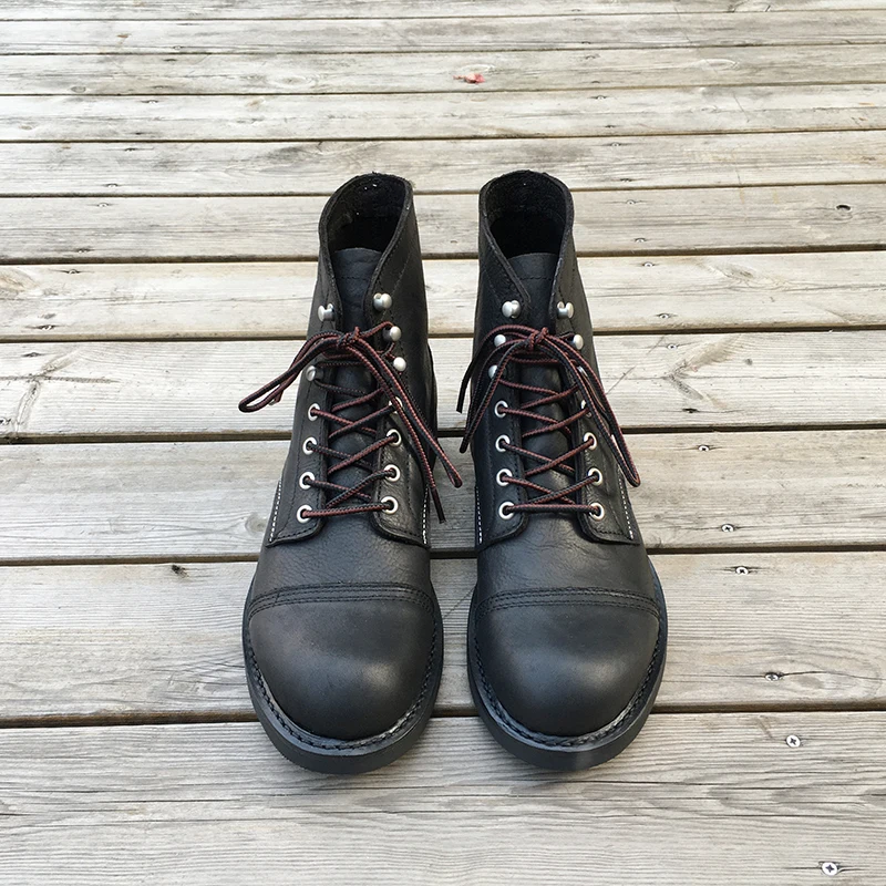 ニューメンズシューズ高級ブランドヴィンテージメンズブーツ牛革 - Vintage Old Fashion のレビューと価格