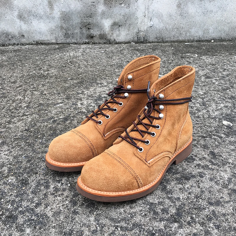 ニューメンズシューズ高級ブランドヴィンテージメンズブーツ牛革 - Vintage Old Fashion のレビューと価格