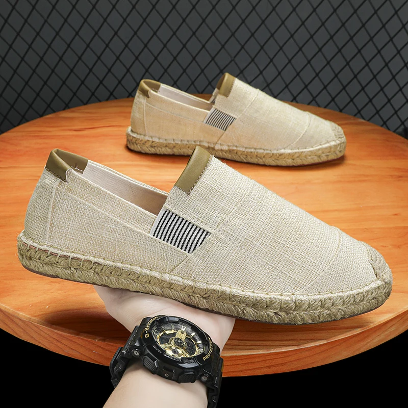 メンズ滑り止めエスパドリーユ,ヴィンテージスタイル,カジュア - Vintage Fashion For Sale のレビューと価格