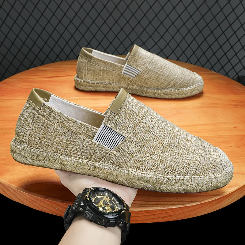 メンズ滑り止めエスパドリーユ,ヴィンテージスタイル,カジュア - Vintage Fashion For Sale のレビューと価格