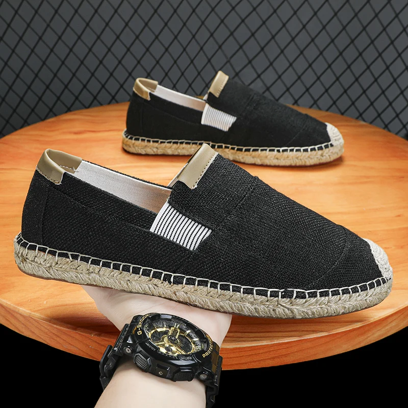 メンズ滑り止めエスパドリーユ,ヴィンテージスタイル,カジュア - Vintage Fashion For Sale のレビューと価格